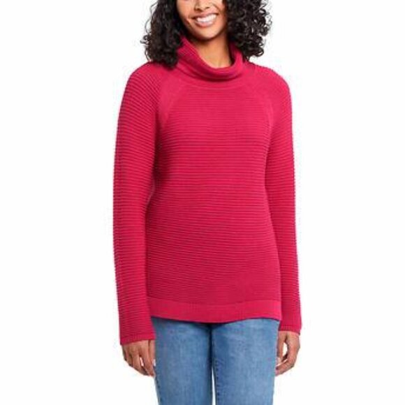 NEW Kenneth Cole Cowl Neck Tunic | Red/Fushia - Picture 1 of 7